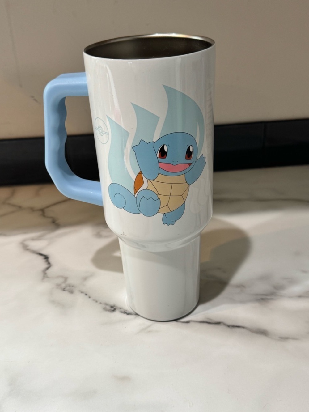 Pokemon Squirtle 40oz Stainless Steel Tumbler #0007 Cup No Lid Easy To Find Repl